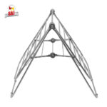 بندرخت تمام استیل ساج 304-کد 6071 - تصویر 2