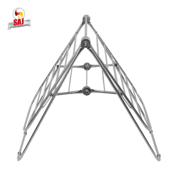 بندرخت تمام استیل ساج 304-کد 6071 - تصویر 2