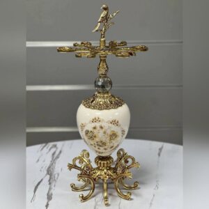مینی بار رومیزی طرح گل ژاپنی رنگ طلایی