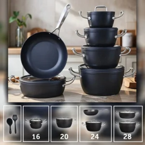 سرویس فورج ۱۳ پارچه گرانیتی تیارا مدل Artia رنگ آبی