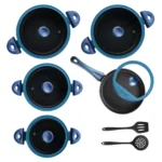 سرویس ۱۲ پارچه گرانیتی تیارا مدل Selin رنگ آبی